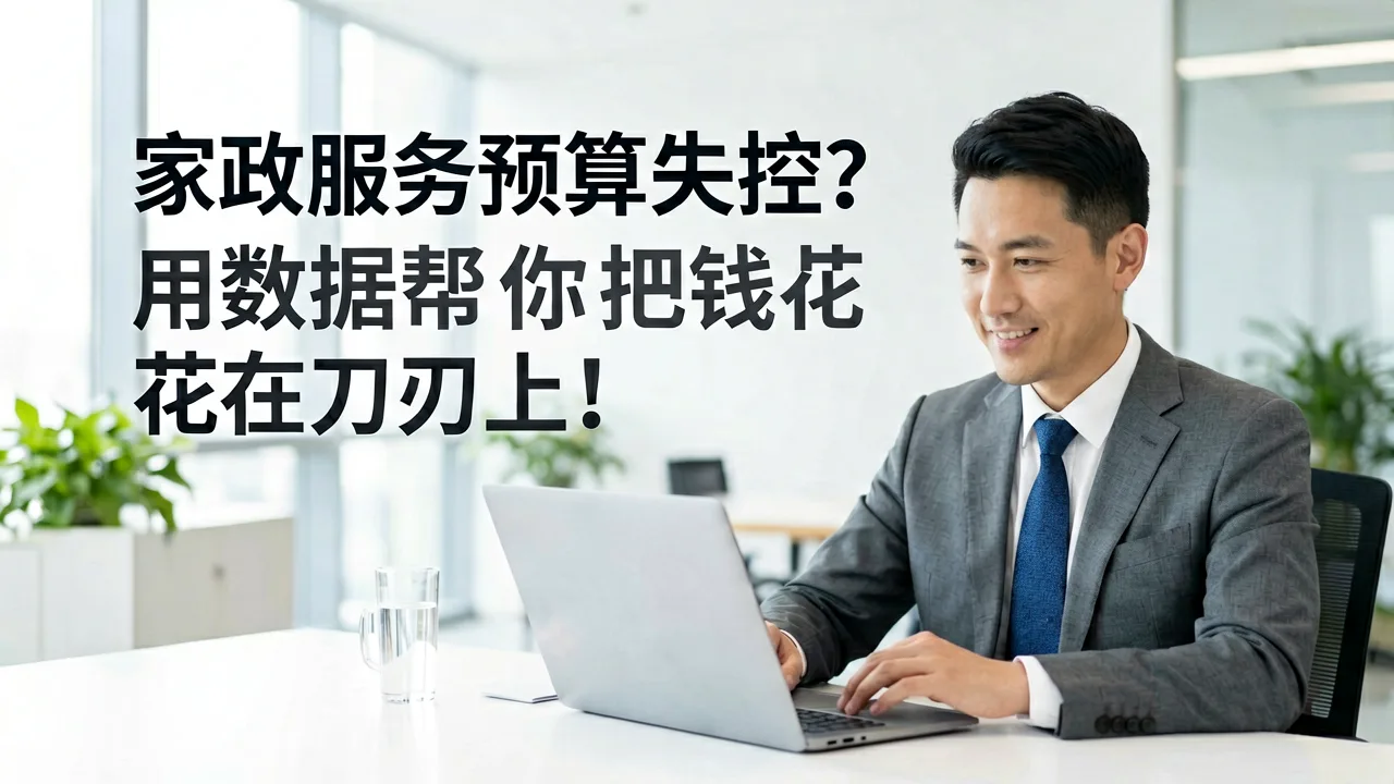 家政服务预算失控？用数据帮你把钱花在刀刃上